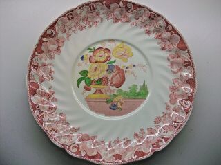 Royal Doulton Red Pomeroy 12 1/4 Inch Round Platter