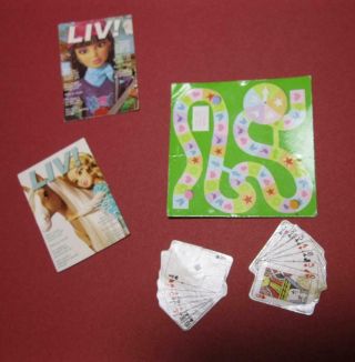 Barbie Dollhouse Sz Magazines Cards Cardboard Game Liv Maple Lodge Its My Nature