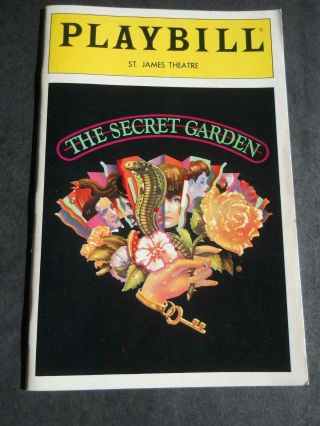 April 1991 - The St.  James Theatre Playbill - The Secret Garden - Opening Night