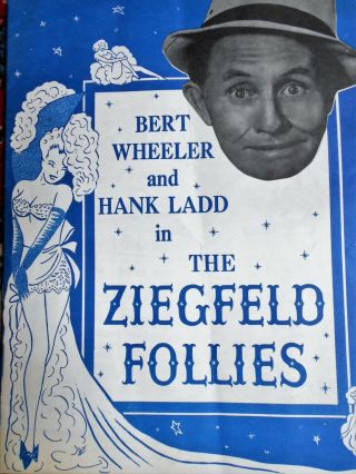 Ziegfeld Follies Souvenir Program 1958