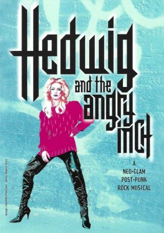 John Cameron Mitchell " Hedwig And The Angry Inch " Miriam Shor 1998 Postcard