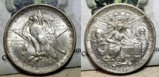 1934 Texas Silver Commemorative Half Dollar 50c Au,