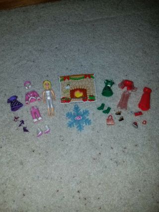 Polly Pocket Holiday Dazzle Fashions & Accessories Target Christmas Set 2003