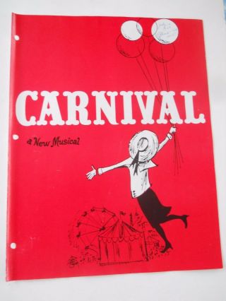 July 12 - 1963 - Theater Program - Carnival - Ann Blyth - Ray Danton