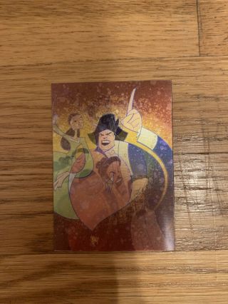 Hamilton Lenticular Rare Lights Of Broadway Card 2019 Edition