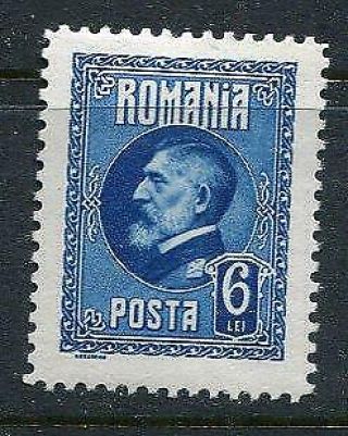 Romania 1926 Mi 300f Sc 298a Mh Color Error Blue Only 300 Issued Cv 600 Eu 6711