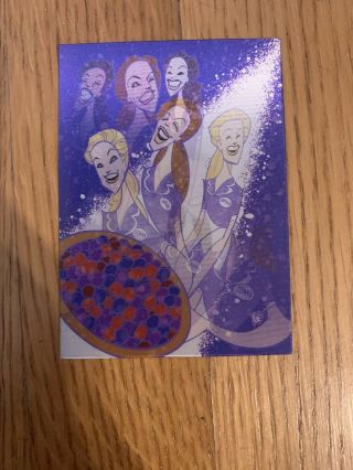 Waitress Lenticular Lights Of Broadway Card Rare 2019 Edition