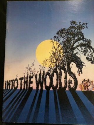 " Into The Woods " 1987 Bernadette Peters Broadway Musical Program