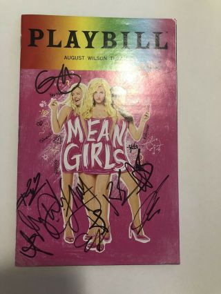 Mean Girls Musical Playbill Signed
