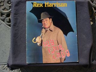 My Fair Lady - Rex Harrison (signed) & Cheryl Kennedy - The Pantages - 1980 - Program