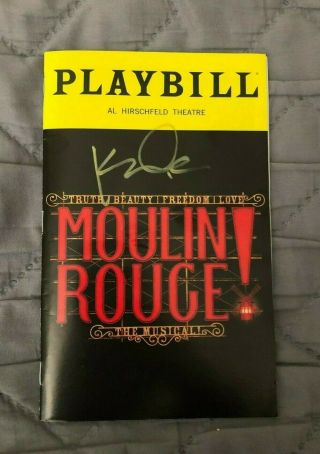 Moulin Rouge The Musical Broadway Playbill - Jan 2020 - Signed By Karen Olivo