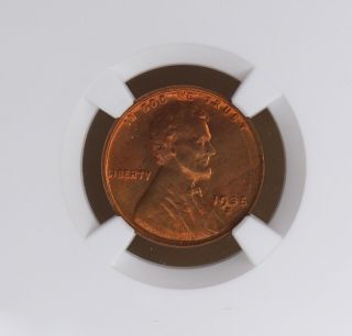 1935 - S LINCOLN CENT NGC MS65RD 3