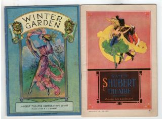 4 Theatre Programs,  1926 - 1929,  Great Art & Ads,  York,  Boston,  Chicago