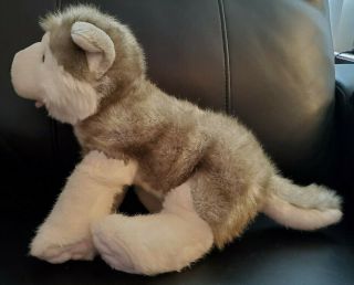 Build A Bear Gray & White Siberian Husky Puppy Dog Blue Eyes Plush - 18 "