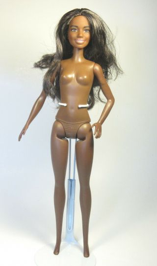 Nude Barbie Fashionista 106 Black African American Fashion Doll