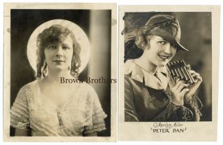 1918 Marilyn Miller Official Ziegfeld Follies Dbw Photos 2 By Otto Sarony (2pc)