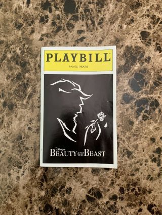 Beauty And The Beast Playbill,  July 1996 (kerry Butler)