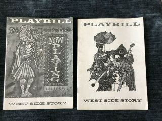 West Side Story 1957 Cast Playbills,  2 Items,