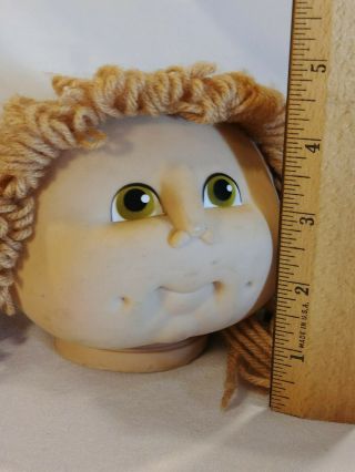 Cabbage Patch Doll HEAD BLONDE Hair Plastic Part 1984 MN Thomas Craft Supplies 2
