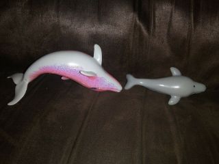 Mattel Barbie Replacement Pink Sparkle PINK GLITTERY Dolphin 2009 grey baby 2010 3