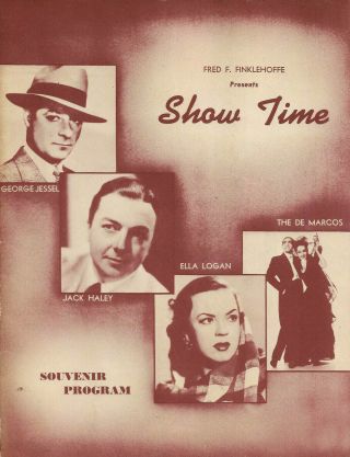 " Show Time " 1942.  George Jessel,  Jack Haley,  Ella Logan,  The De Marcos