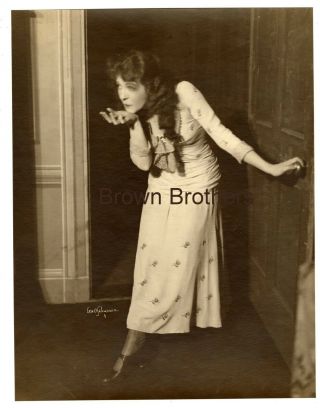 1910s Unknown Actress Broadway Oversized Dbw Photos 5 By Ira Schwarz (2 Photos)