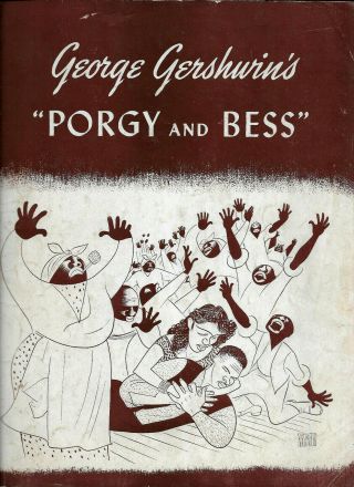 " Porgy And Bess " 1942.  Todd Duncan,  Anne Brown