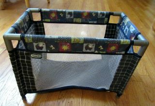 Tollytots Graco Doll Playpen Pack N Play,  Blue,  Comes Apart