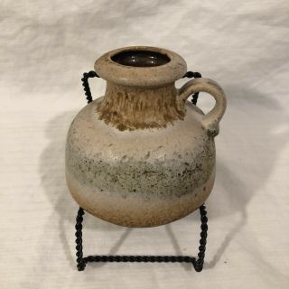 Vintage Scheurich Keramik Mid Century Pottery Jug West Germany 4 " Tall 493 - 10