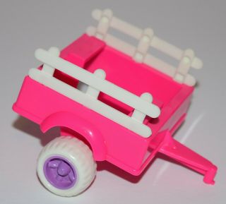 Kelly Doll Accessories & Toys Power Wheels Pink Jeep® Trailer Wagon 1997