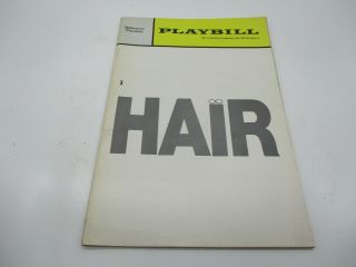 Hair Broadway Playbill Program May 1968 Nyc Biltmore Theatre