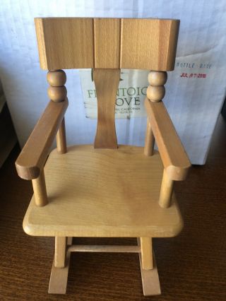 Dollhouse Furniture Rocking Chair Strombecker ???
