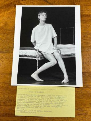 1980 David Bowie The Elephant Man Broadway Theater Movie Actor Still Photo A321