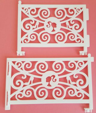 Barbie Dream House 2 White Railings Replacement Parts