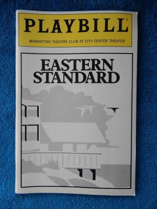 Eastern Standard - Manhattan Theatre Club Playbill - November 1988 - Anne Meara
