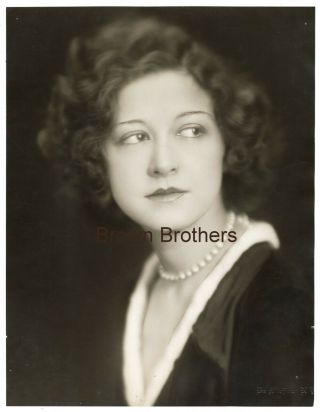 1927 Ada May Ziegfeld Rio Rita Oversized Dbw Photo By De Mirjian - Blind Stamp