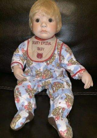 Marie Osmond Beary Special Baby Boy Doll Limited Edition,  Porcelain.