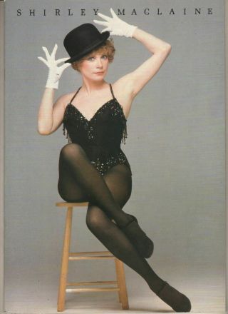 " Shirley Maclaine On Broadway " Souvenir Program 1984 Broadway Marvin Hamlisch