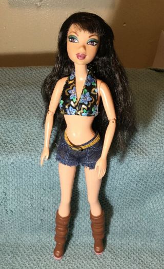 My Scene Barbie Doll Nolee Black Hair Violet Eyes Articulated Arms