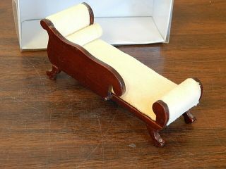 Bombay Co.  Doll House Furniture Victorian Style Chaise Lounge/Fainting Couch 3
