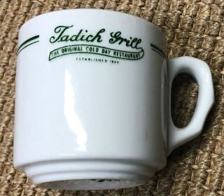 Vintage Tadich Grill,  San Francisco,  Restaurant Ware Coffee Mug / Cup