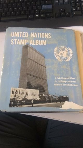 United Nations Stamp Album Minkus Publications 1956 Scott & Extra Pages