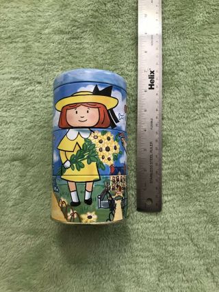 Madeline 4 Piece Stacking Puzzle Tin 1997 Schylling Bemelmans Pepino Genevieve