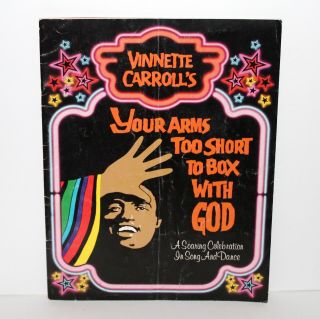 Vintage Your Arms Too Short To Box With God Theater Program 1982 Broadway