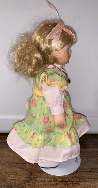Russ Berrie Porcelain Doll of the Month May Emmie Emerald 8 