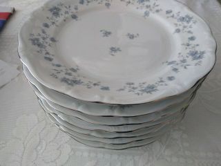 Blue Garland Johann Haviland China Dinner Plates (set Of 6) Bavaria