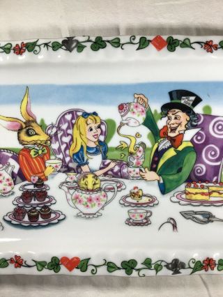 Paul Cardew 150th Anniversary Alice In Wonderland Serving Tray Dish 3