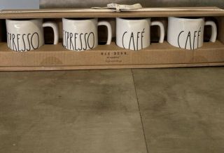 Rae Dunn Mini Espresso Mugs (set Of 4) Gift Set