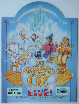 The Wizard Of Oz Souvenir Brochure From 1989 Arena Show
