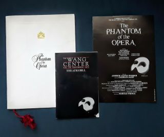 Phantom Of The Opera Boston,  Theatrebill,  Souvenir And Production Brochures 1992